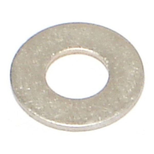 Midwest Fastener Flat Washer, Fits Bolt Size #10 , Aluminum 50 PK 71824